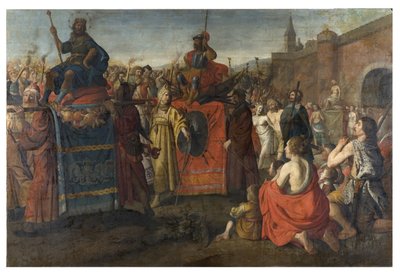 A Roman Triumphal Parade, 1641 by Simon Peter Tilemann